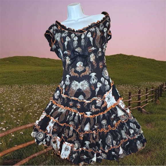 Jean Paul Gaultier Dresses & Skirts - Jean Paul gaultier jellyfish print dress
